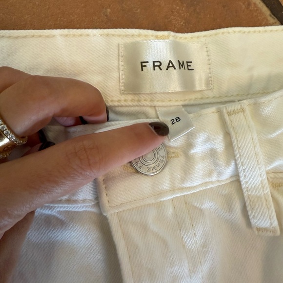 FRAME Le Baggy Palazzo in Au Natural Clean - Picture 7 of 9